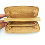Cork Double Zipper Wallet Textured CUZ-124-1