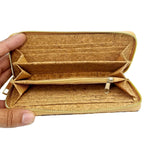 Cork Zipper Wallet Sea Shells and Stars CUZ-111