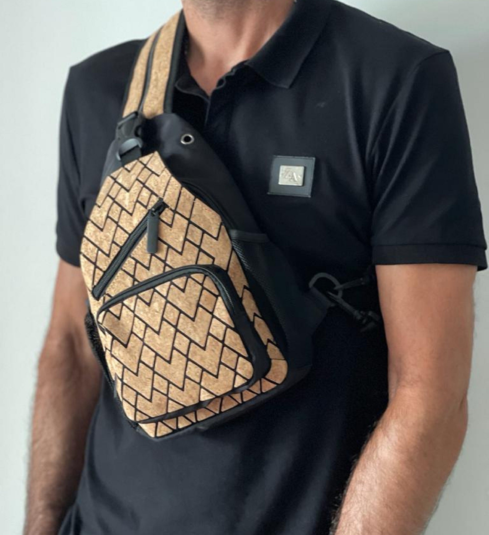 Cork Sling Bag Chest Shoulder Backpack SIRT-09-2