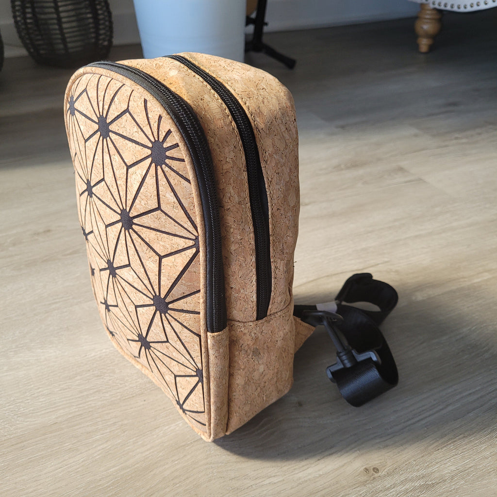 Cork Sling Bag Chest Shoulder Backpack SIRT-12