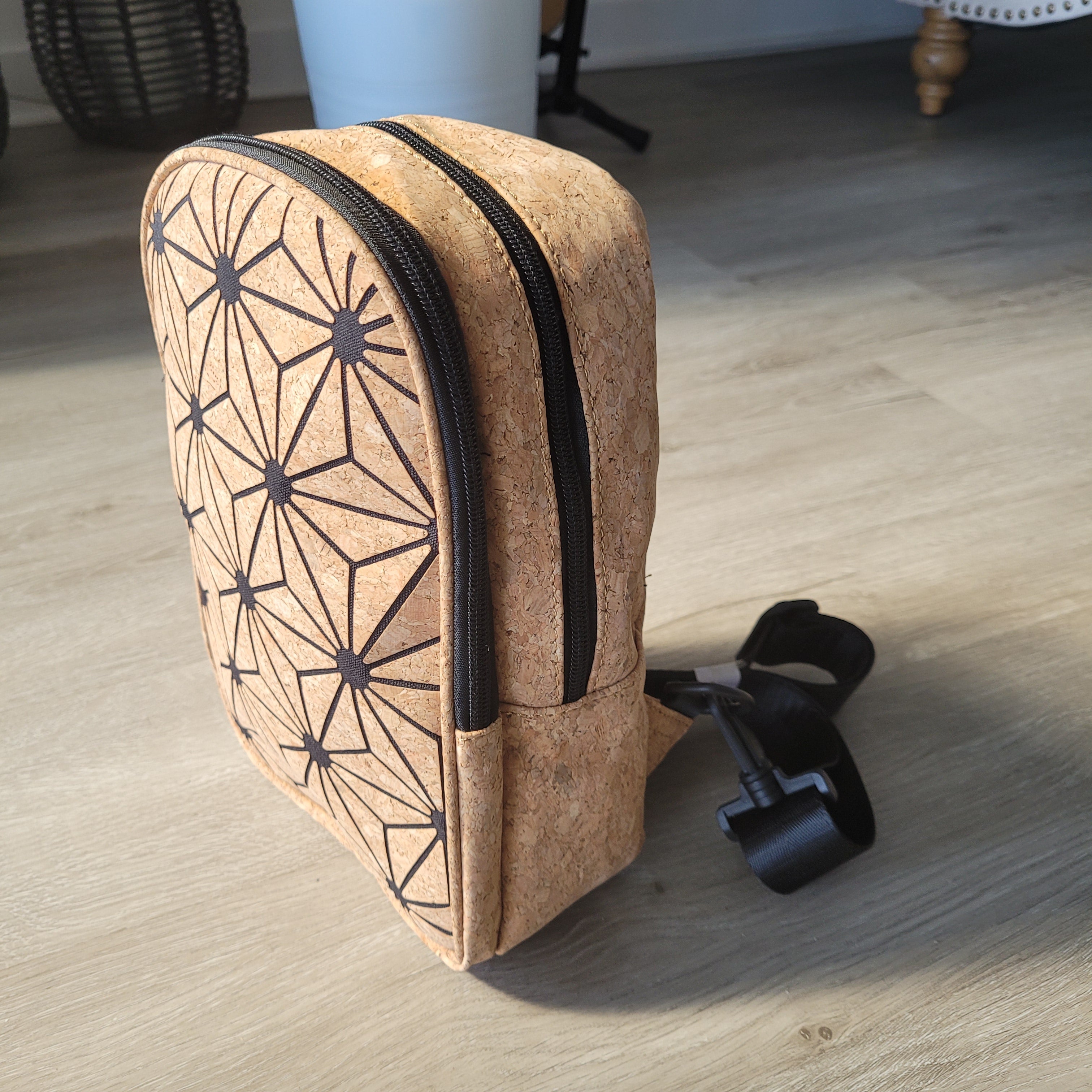 Cork Sling Bag Chest Shoulder Backpack SIRT-12