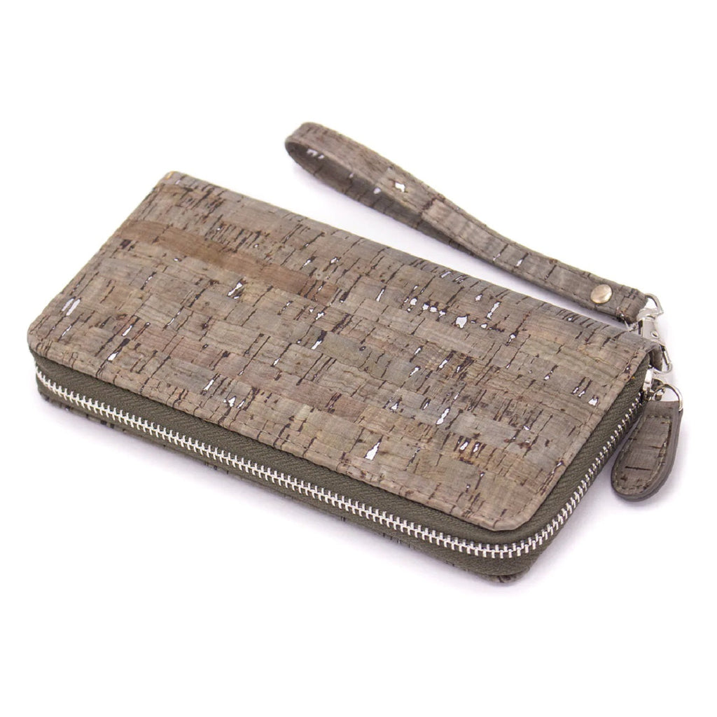 Cork Zipper Wallet Plain CUZ-138