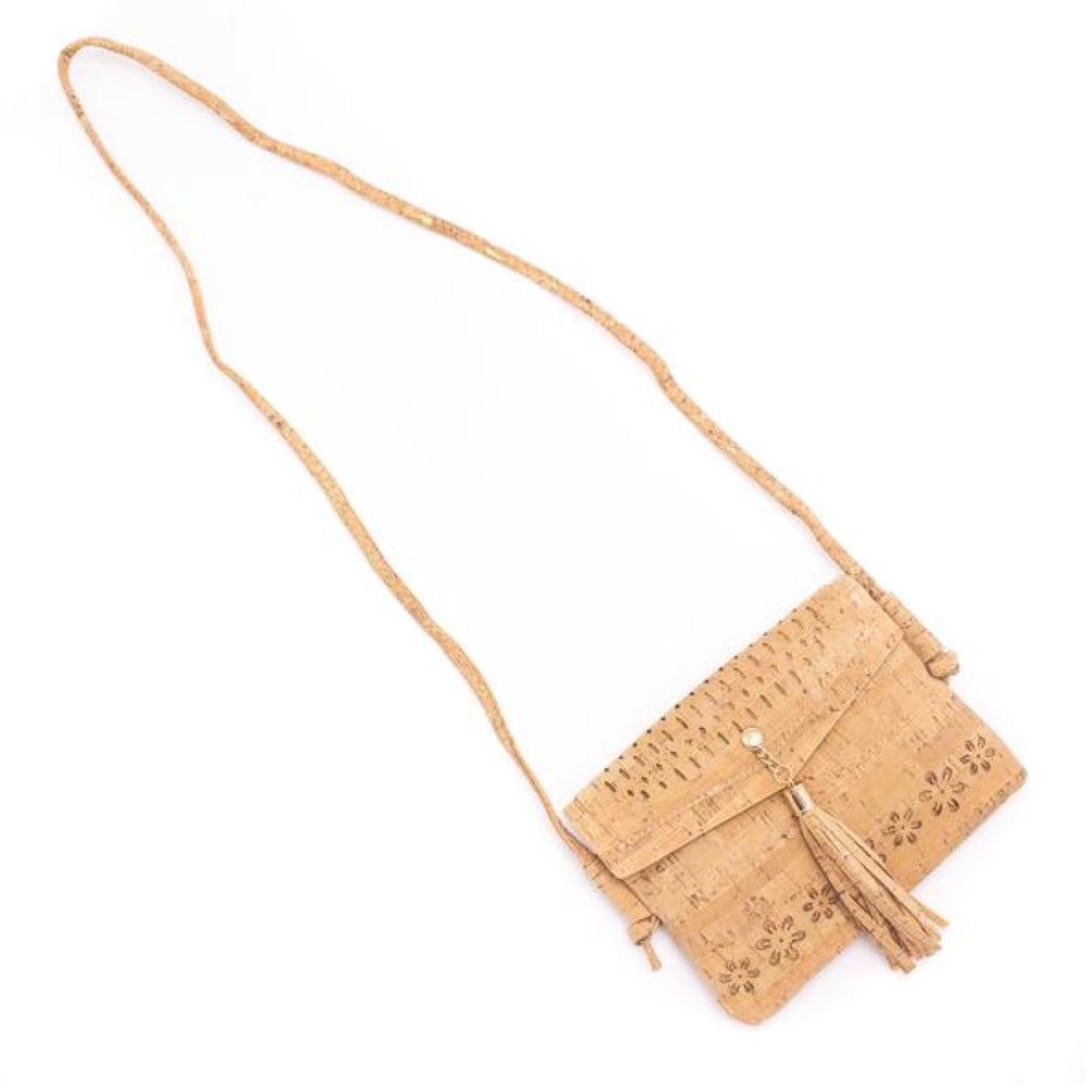 Cork Tassel Crossbody TT-033