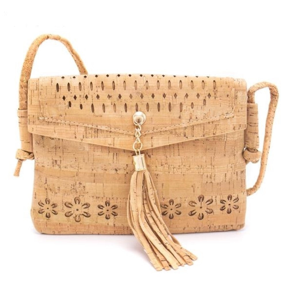 Cork Tassel Crossbody TT-033