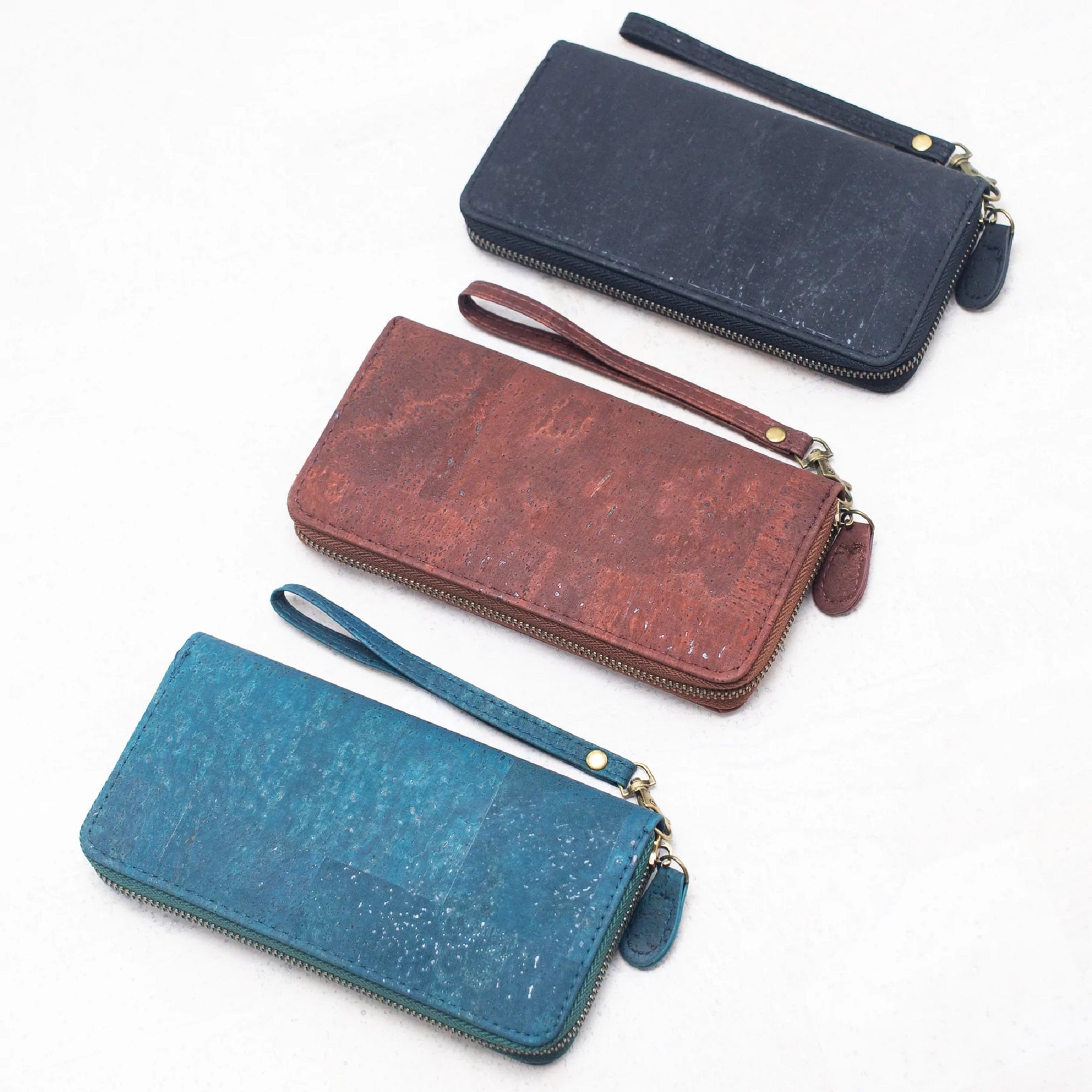 Cork Zipper Wallet Plain CUZ-140
