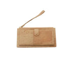 Cork Phone Wallet Wristlet Minimalist Plain CUZ-145