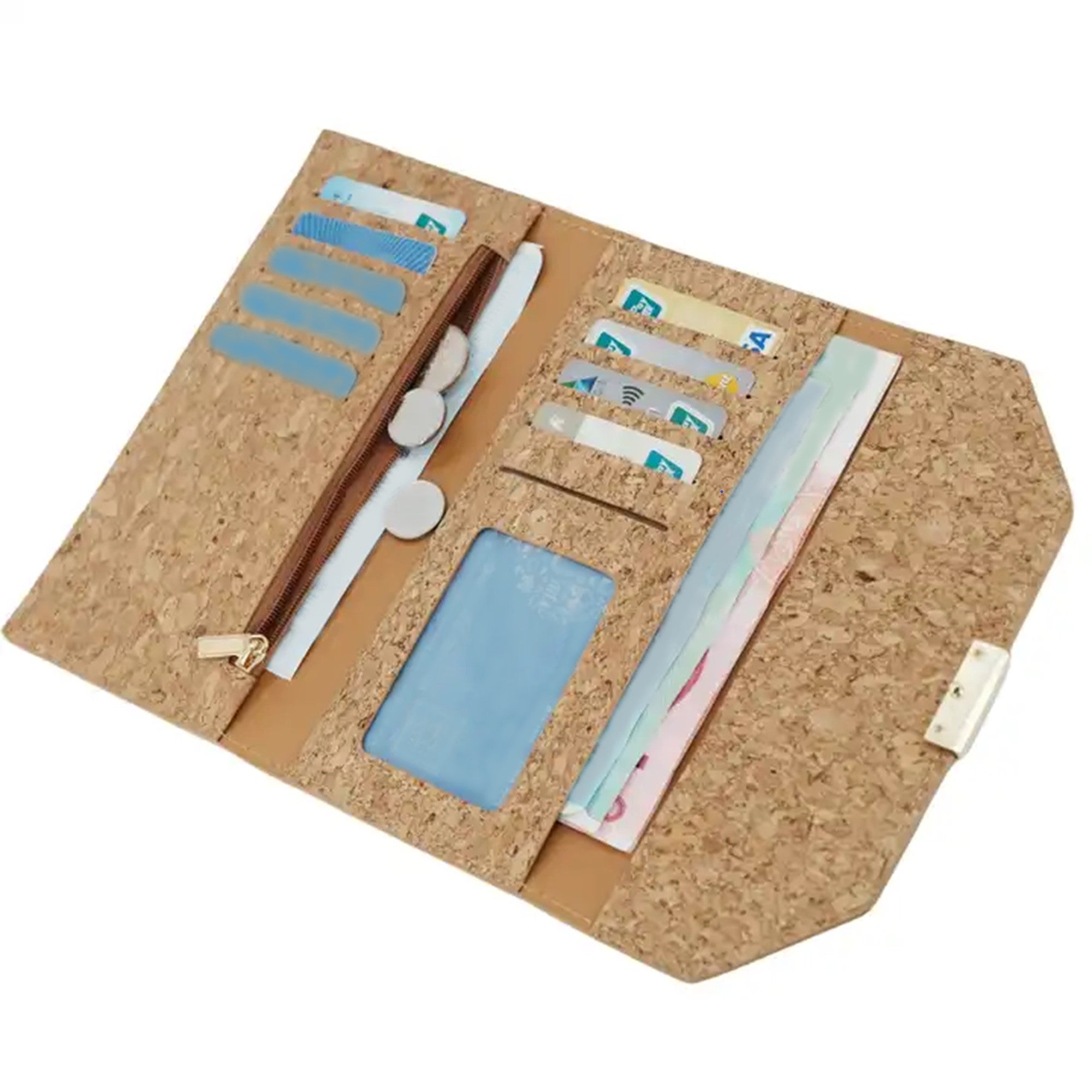 Cork RFID Threefold Wallet  CUZ-113