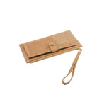 Cork Phone Wallet Wristlet Minimalist Plain CUZ-145