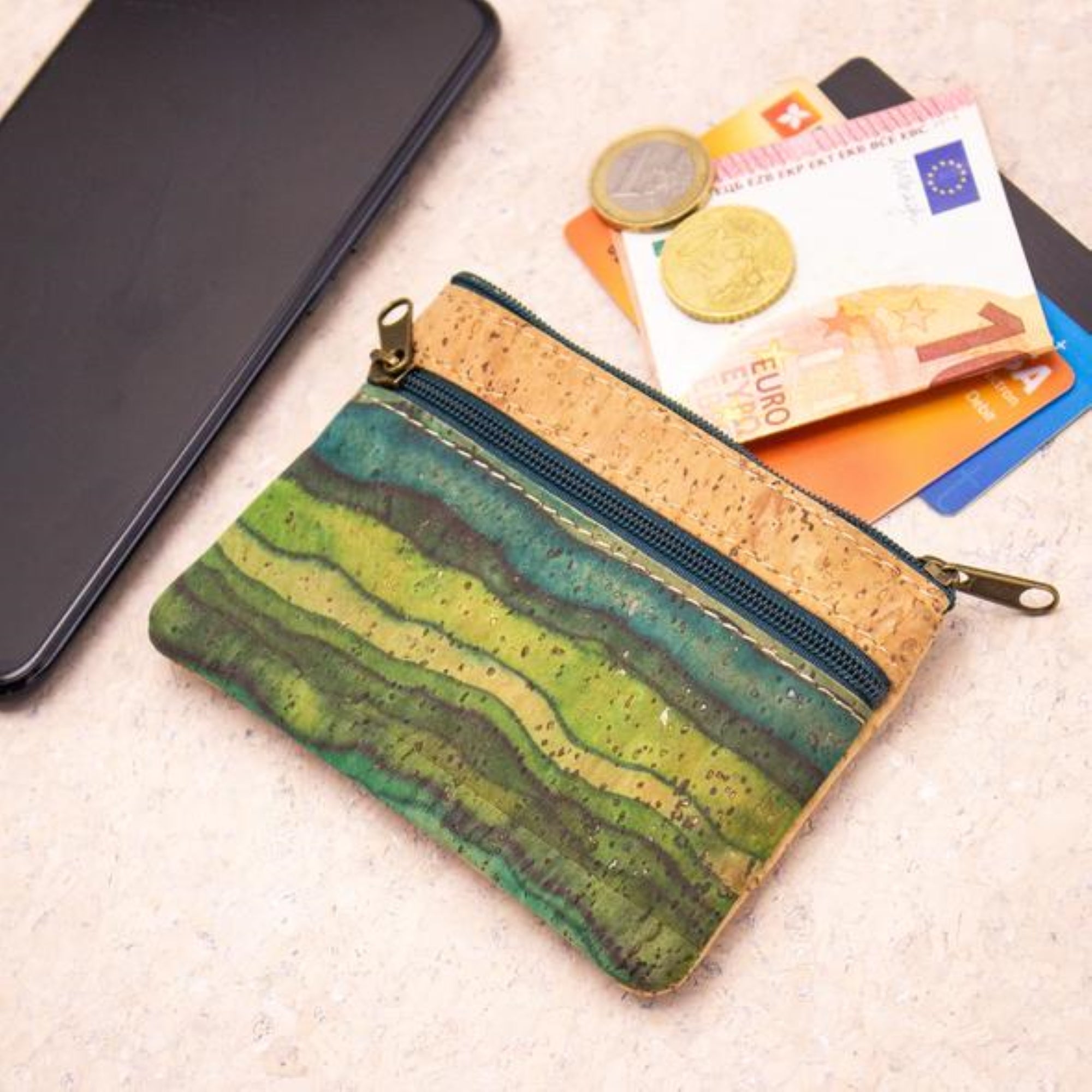 Art Coin Purse - Mini Pouch - Green World - CP-107