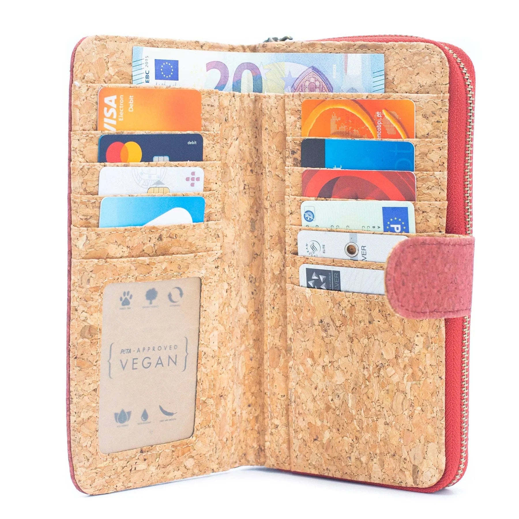 Cork Zipper Wallet CUZ-125