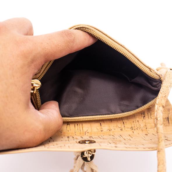 Cork Tassel Crossbody TT-033