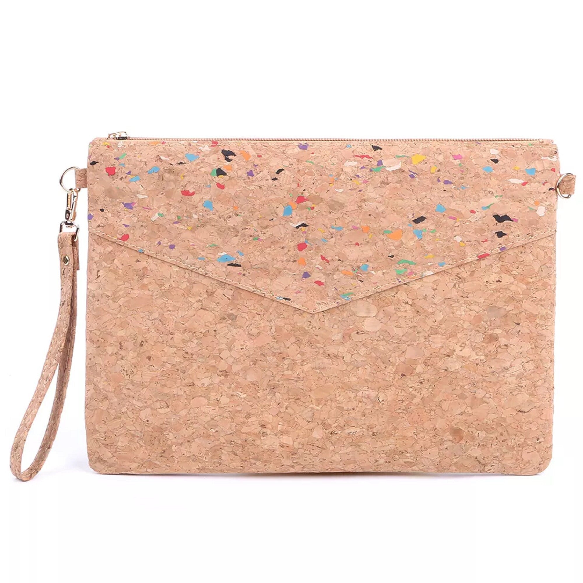 Cork Clutch & Wristlet OMZ-10-1
